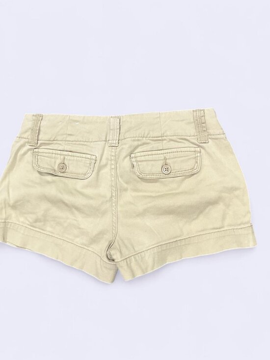 Vintage Tan and cream cotton shorts, size 1. Lightweight with a relaxed fit, pre - Picture 2 of 3